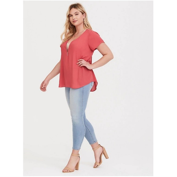 Torrid - Zip Blouse - Picture 7 of 8